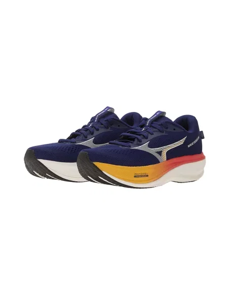 Sneakers Mizuno WAVE RIDER 30 Beacon Blue/ Dark Slate/ Ambrosia EUR 45 modrá