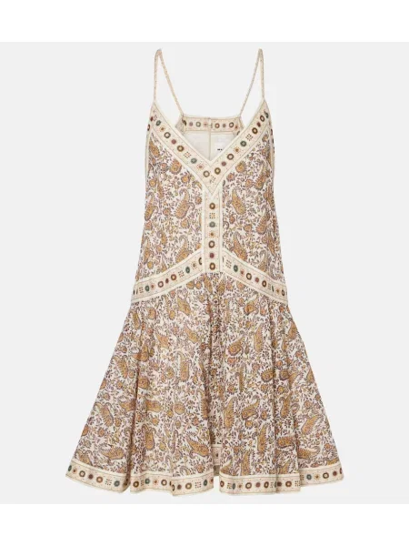 Rochie Marant Etoile cu model paisley alb