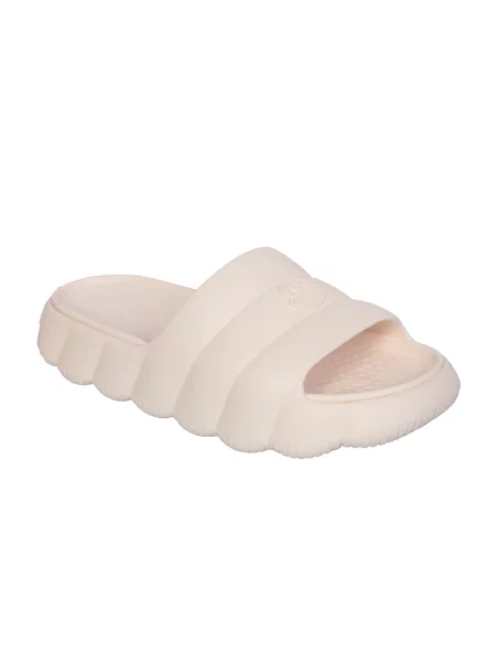Klapki Moncler beżowe