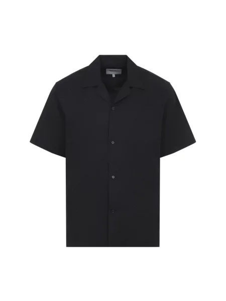Carhartt Wip Koszule Mężczyzna L S/S Signet Shirt czarny
