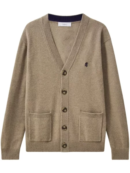 Kardigan Pringle Of Scotland wełniany z dekoltem w serek