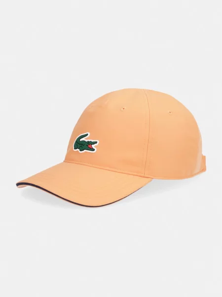 Lacoste kapa s šiltom oranžna