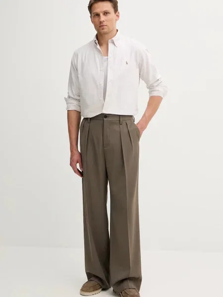 Сорочка Polo Ralph Lauren regular комір button-down бежевий
