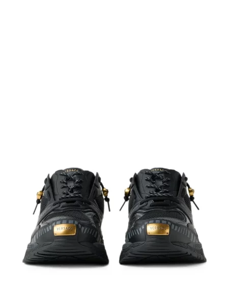 Sneakerși Versace din piele negru
