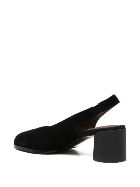 Zomšinės mulės Linda Baumann slingback juoda