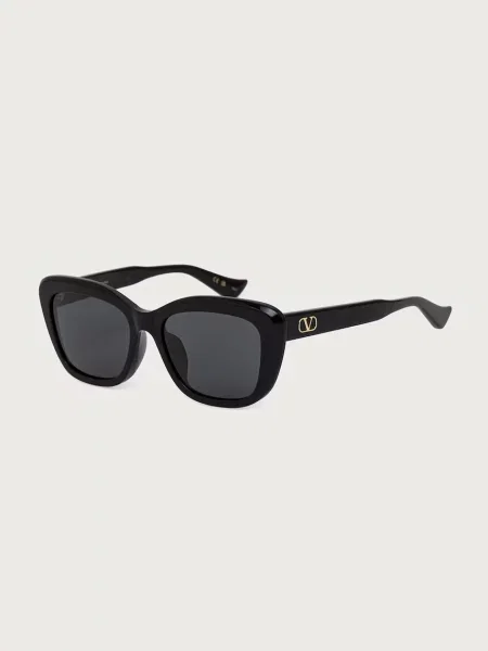 Valentino Eyewear okulary przeciwsłoneczne kocie oczy czarne