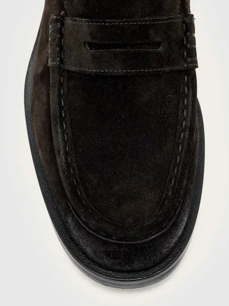 Замшеві мокасини AllSaints Bloom Suede Loafer