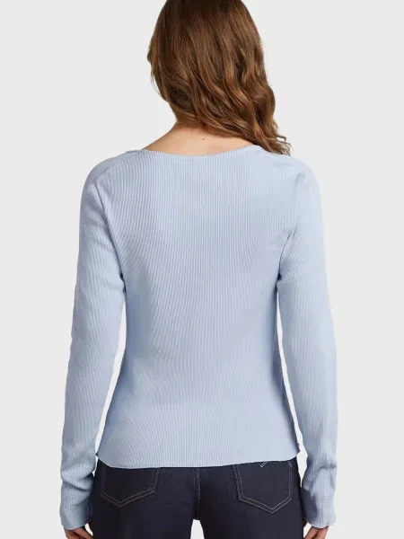 Лонгслів G-star Raw блакитний