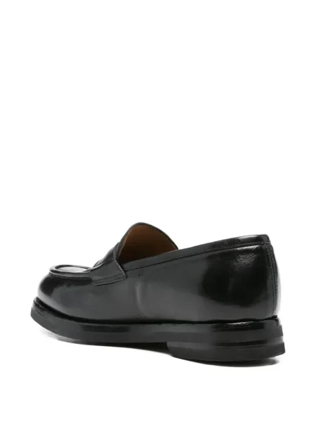 Pantofi loafer Green George din piele negru