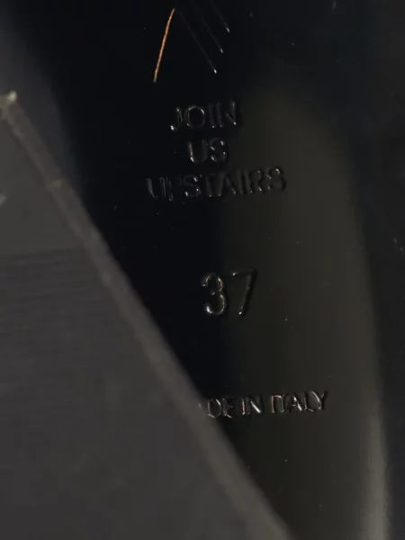 Sandale The Attico cu vârf pătrat cu toc bloc