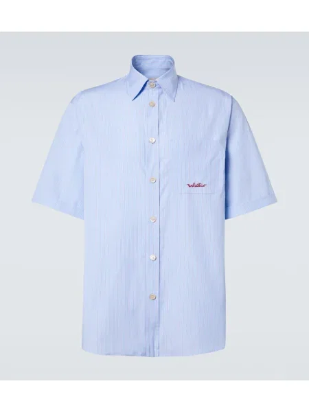 Srajca Valentino s črtami modra