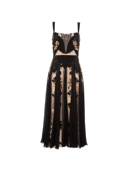 Rochie midi Temperley London cu paiete negru