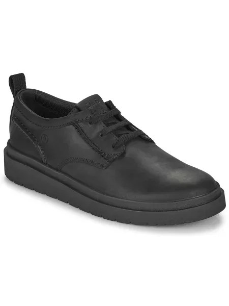 Derby Clarks s čipko črna