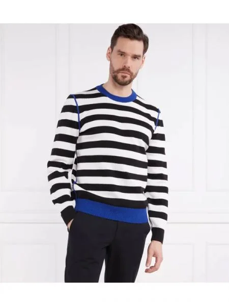 BOSS BLACK Pulover Girasole negru