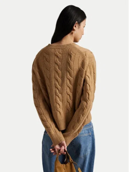 Polo Ralph Lauren Sveter Straight Fit béžová