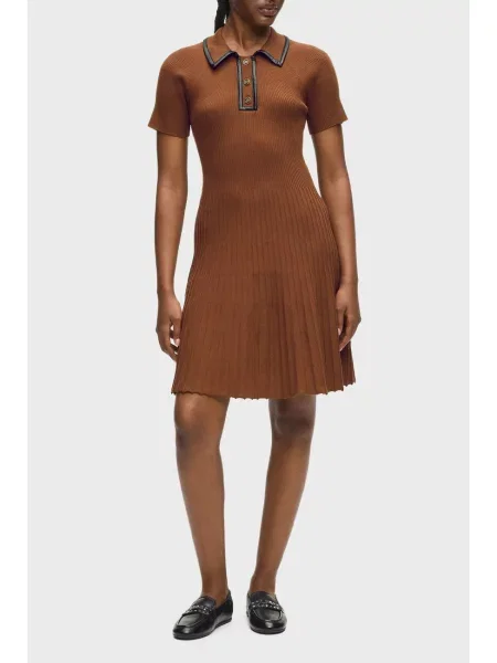 Сукня Karl Lagerfeld коричнева