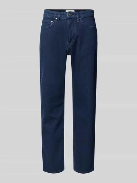 Jeansy z prostymi nogawkami w 5 kieszeni model Ray' Joop! Jeans granatowe