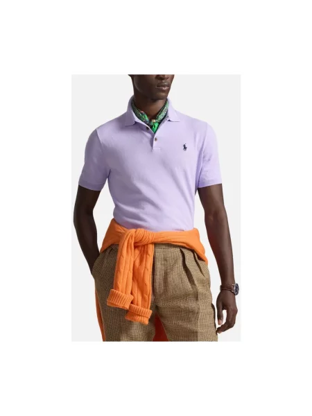 Polo Ralph Lauren Koszulki Mężczyzna L Polo fioletowy