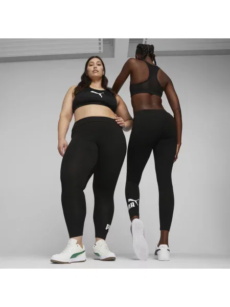 PUMA legginsy z logo Essentials Odzież S czarny