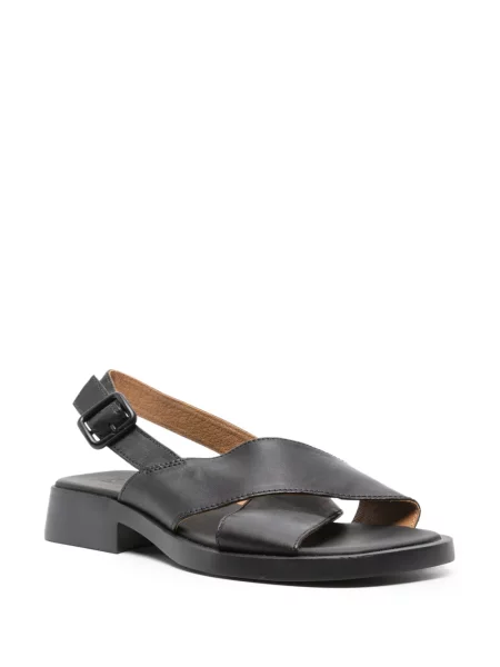 Sandale Camper din piele slingback negru