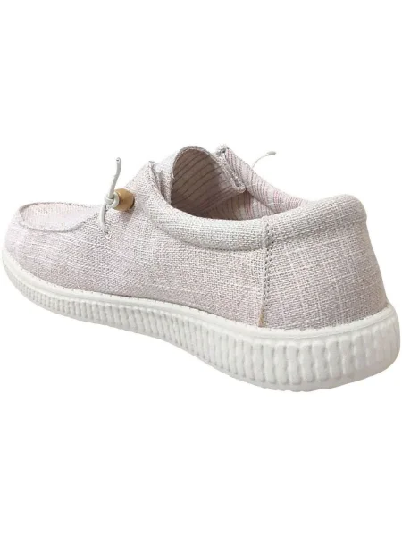Pantofi Pitas de in bej