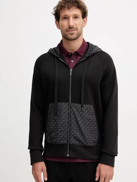 Geacă Michael Kors cu glugă negru