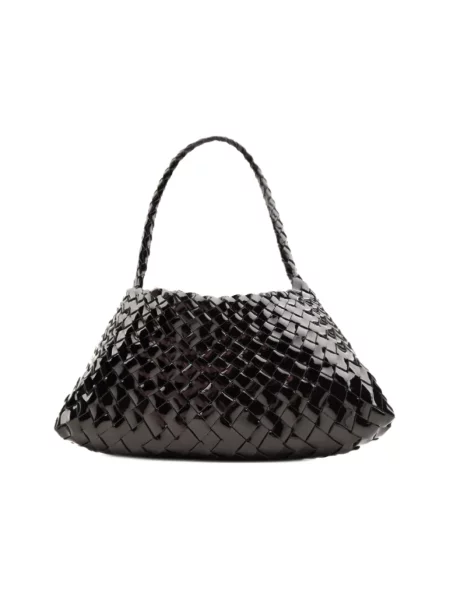 Mała mały torebka skórzana Dragon Diffusion skórzana czarna