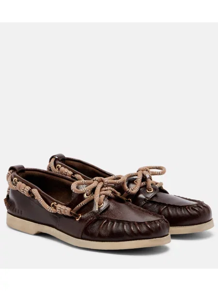 Pantofi loafer Golden Goose din piele maro
