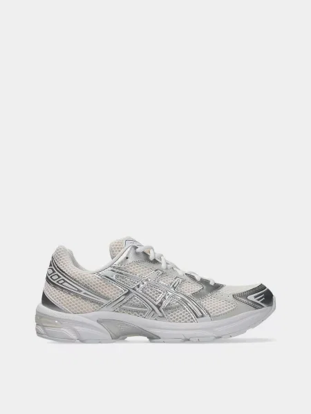 Кожаные повседневные кроссовки Asics бежевые