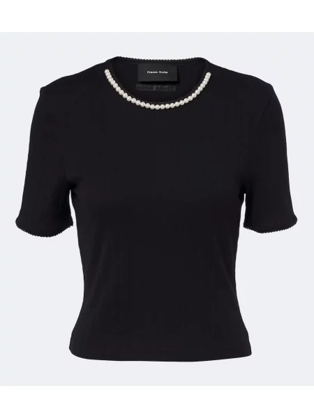 Top Simone Rocha tricotate negru