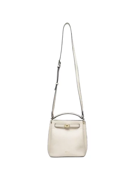 Body Mulberry din piele alb