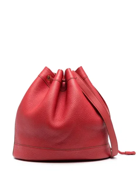 Bucket kabelka Hermès Pre-owned červená