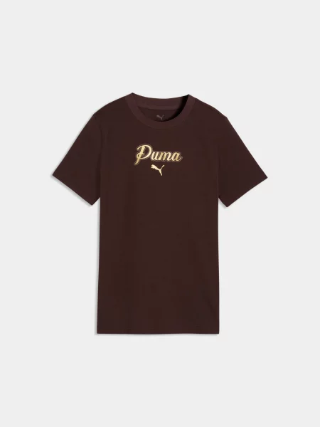 Детская футболка Puma коричневая