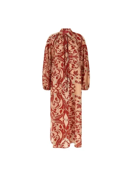 Maksi sukienka maxi F.r.s For Restless Sleepers garniturowa różowa