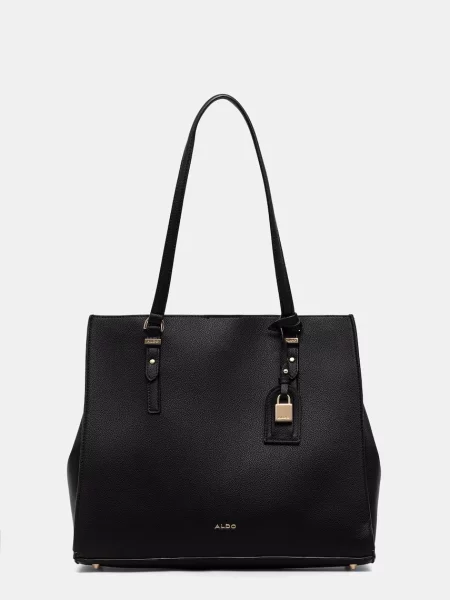 Aldo geantă shopper pentru femei cu imitație de piele FEACAN negru