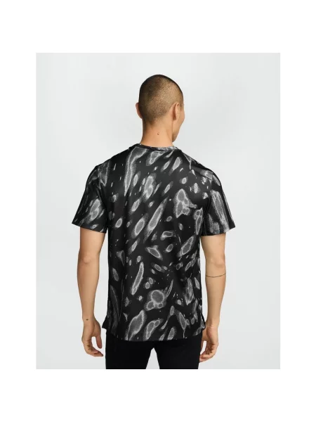 Koszulka z krótkim rękawem Nike Miler UV Dri-FIT szary S czarny