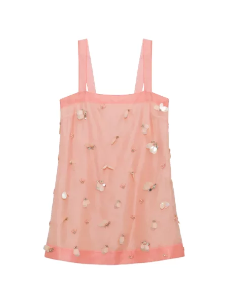 Rochie mini Simkhai din organza roz