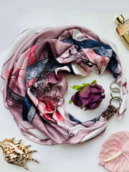 MyScarf Basic Хустка Шовк рожевий