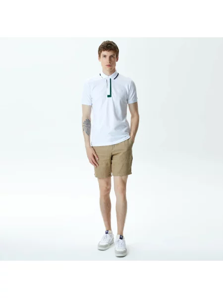 Lacoste Bermudy Lacoste czerwone