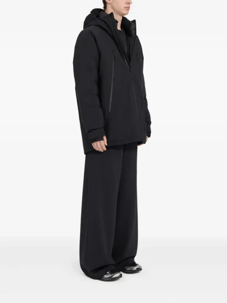 Μπουφάν Mm6 Maison Margiela X Salomon με κουκούλα μαύρο