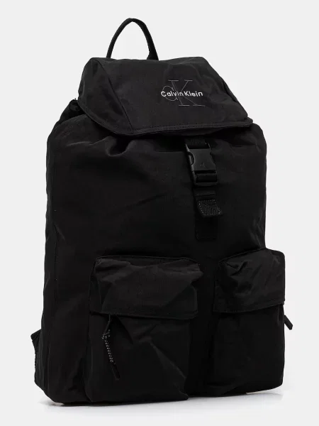 Rucsac Calvin Klein Bold Flap Backpack negru