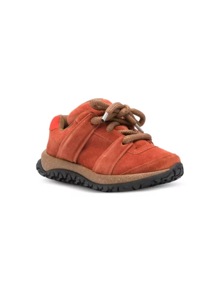 Sneakerși Birkenstock cu șireturi din dantelă portocaliu