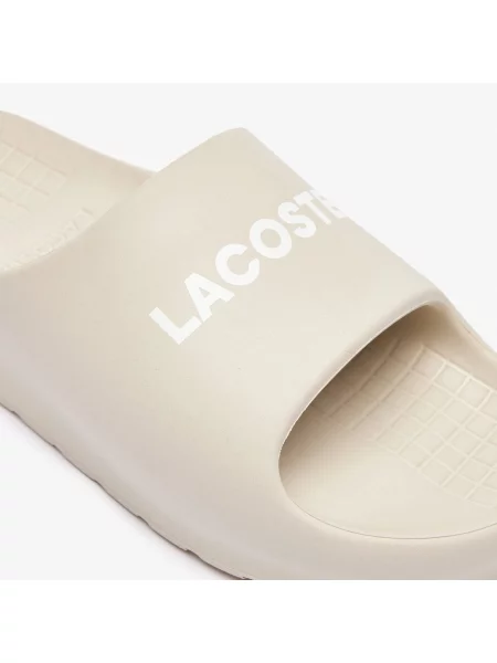 Шлепанцы Lacoste бежевые
