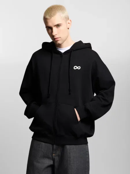 Bluza sportowa Prosto Infinity z kapturem czarna