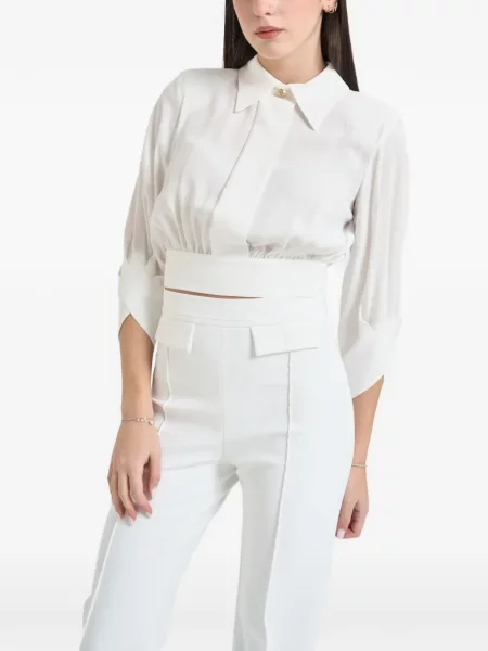 Cămașă Elisabetta Franchi cu spatele deschis