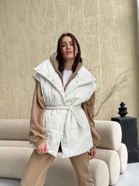 Жилет з утеплювачем Milirud нейлон/поліестер білий