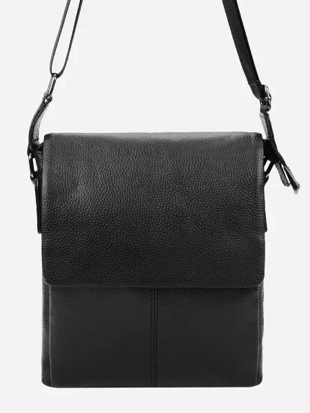 Borsa Leather Мессенджер Шкіра чорний