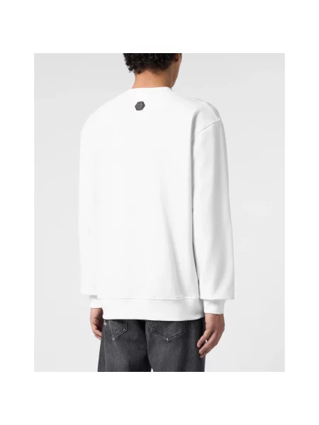 Bluza Philipp Plein z logo biała