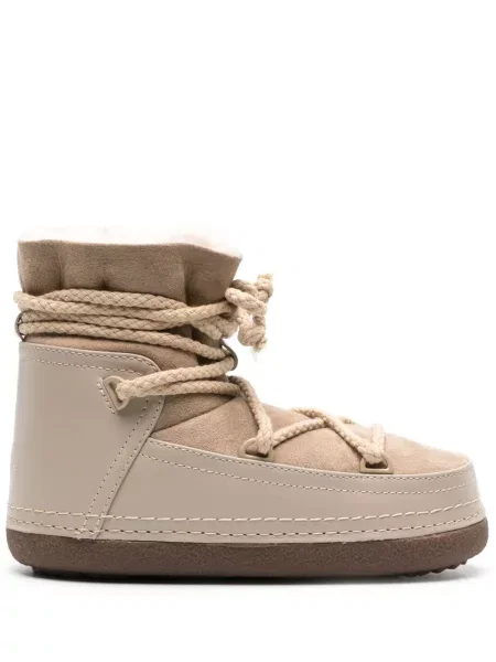 Botine Inuikii din piele cu imagine