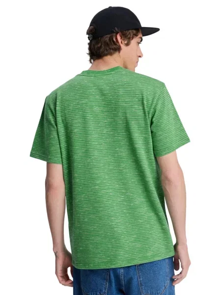 Koszulka z krótkim rękawem dla Mężczyzn LOPAZ STRIPED POCKET zielony